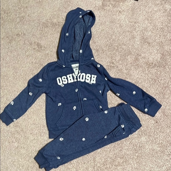 OshKosh B'gosh Other - OshKosh Blue Hoodie and Joggers Set